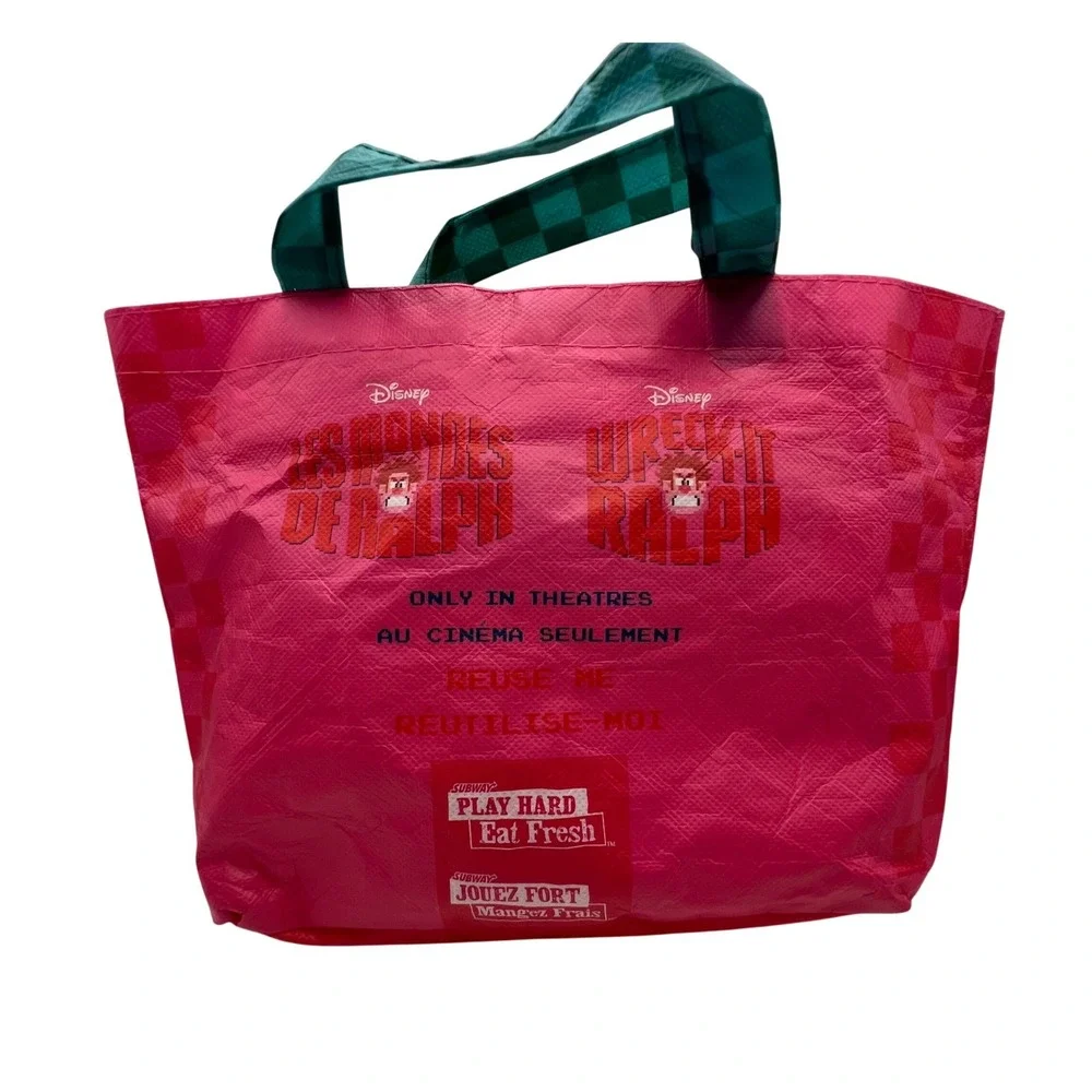 Disney Subway Wreck-It Ralph Taffyta Muttonfudge Reuseable Bag 2012